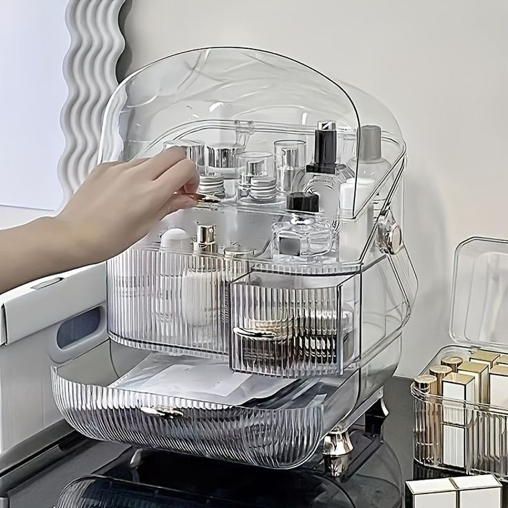 Luxury Acrylic Large Capacity Dressing Table Organizer