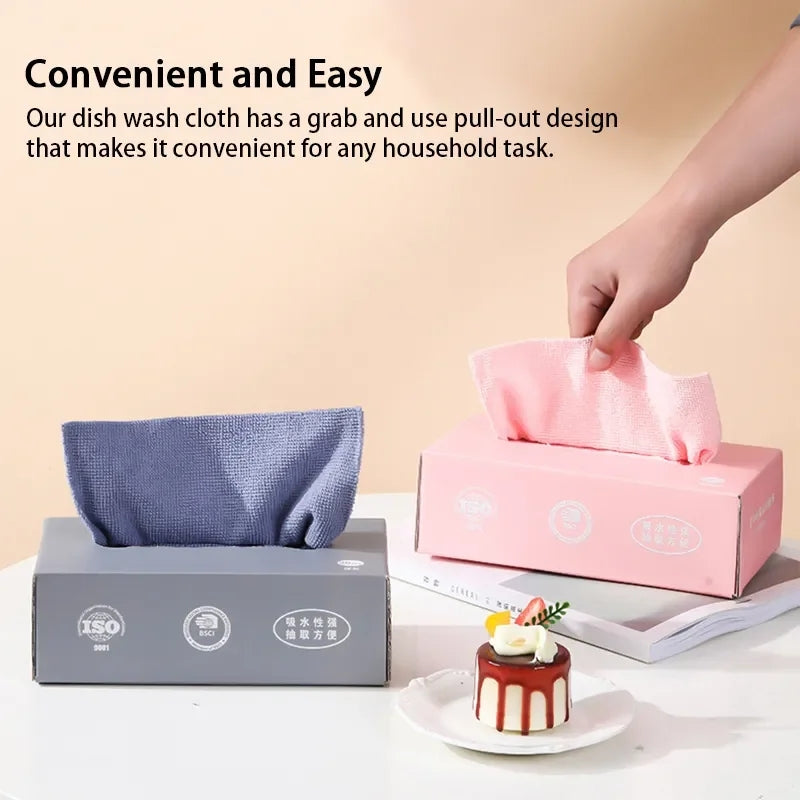 Reusable Absorbent Cleaning Cloths  10pcs