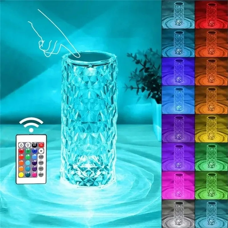 3d Diamond Touch Lamp (16 Colours)