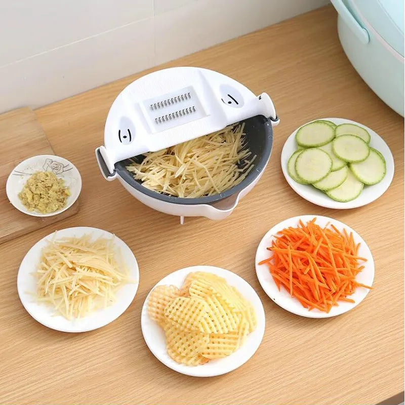 Multifunctional Drain Basket Vegetables Cutter