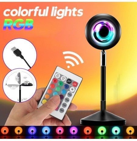 16 Colour RGB Sunset Lamp