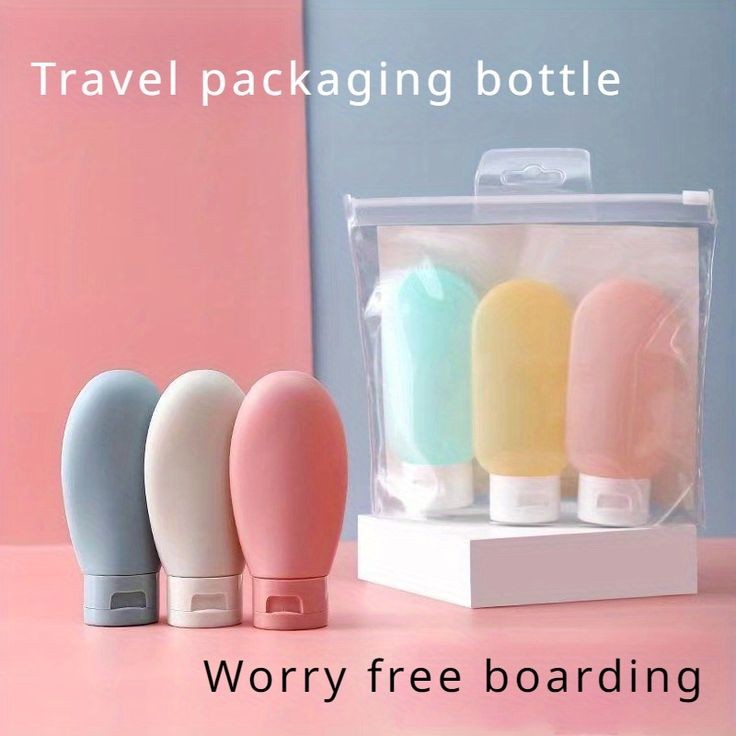 Silicone Travel Bottles Set 3pcs