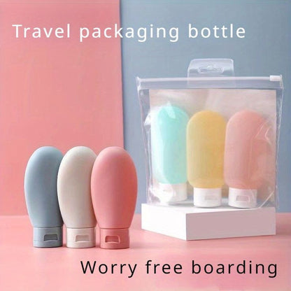 Silicone Travel Bottles Set 3pcs