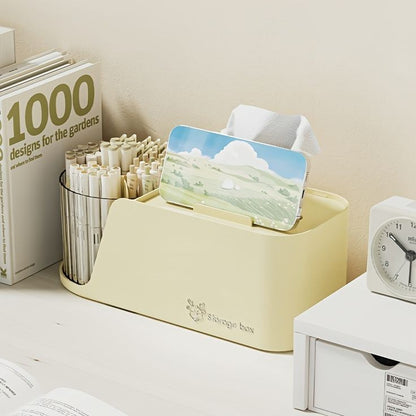 Multifunctional Modern Decorative Tissue Box And Pen Holder