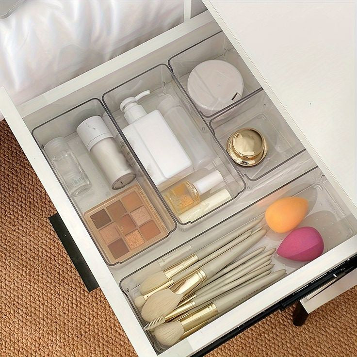 4Pcs Drawer Storage Organizer