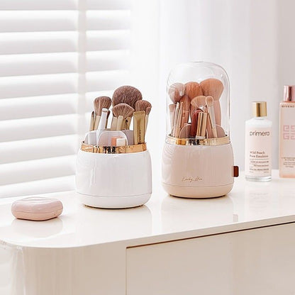 Luxury Rotating Makeup Brush Organizer