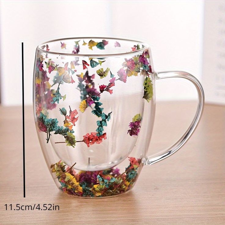 Double Wall Trendy Glass Mug