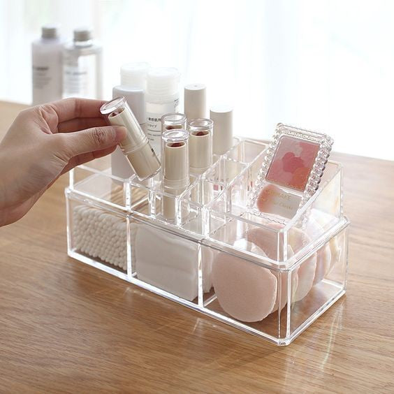 Acrylic Cosmetics And Multifunctional Organizer