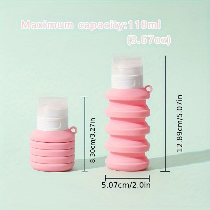 Multi-Purpose Foldable Silicone Bottle