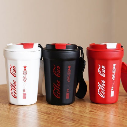 Stainless Steel Coke Design Coffee Mug