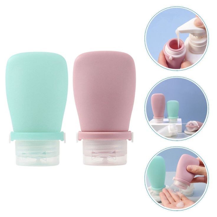 Lotion And Shampoo Silicone Travel Bottle