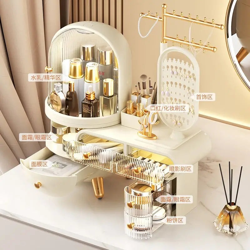 Luxury Dressing Table Cosmetics Storage Box