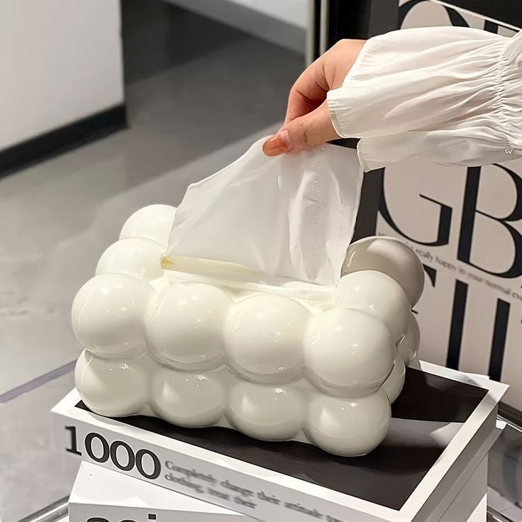 Luxury Solid Chic Plastic Tissue Box