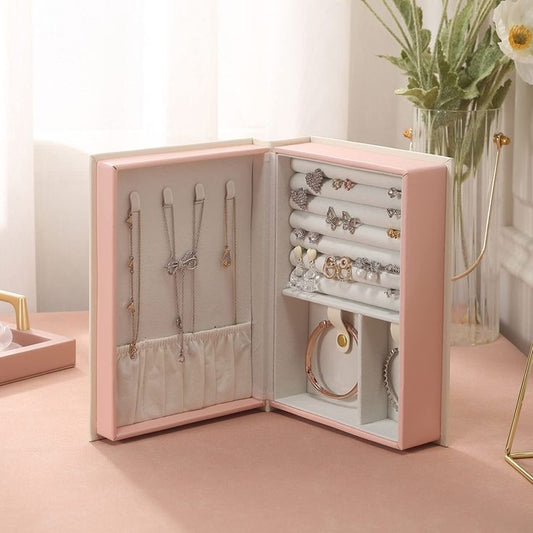 Book Shaped Jewellery Box With Magnetic Lock