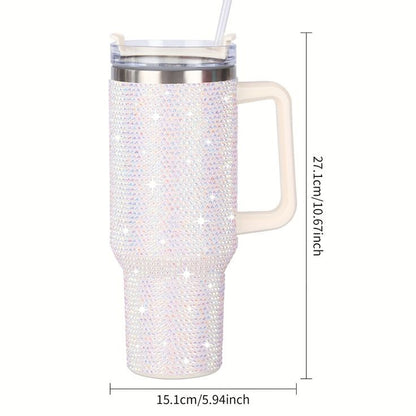 Stainless Steel Rhinestone Tumbler