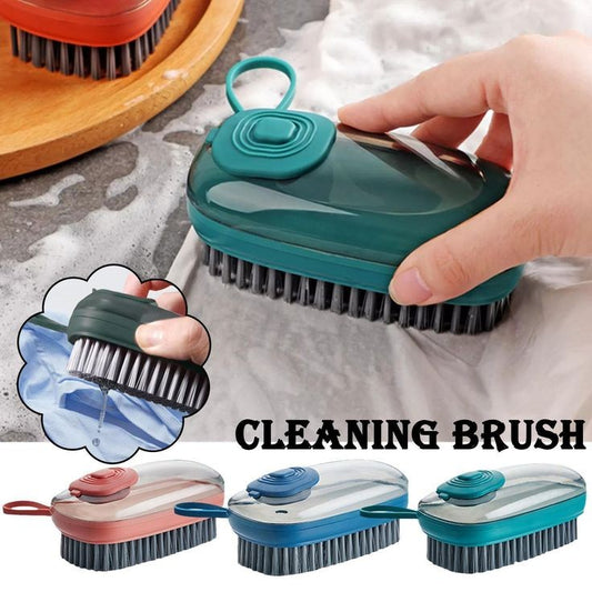 Liquid Soap Dish Washing Cleaning Brush