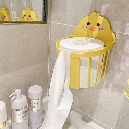 Cute Duck Wall Mounted Toilet Paper Holder