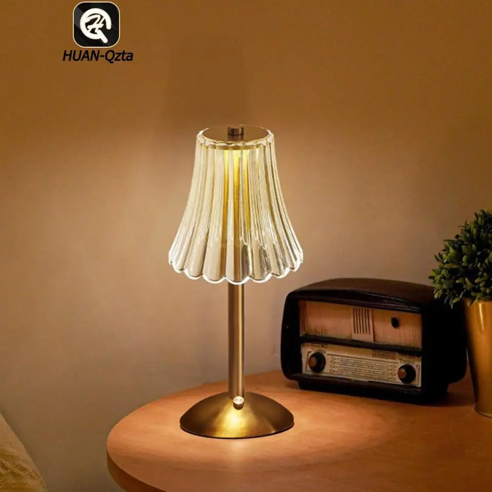 LED Crystal Diamond Table Lamp