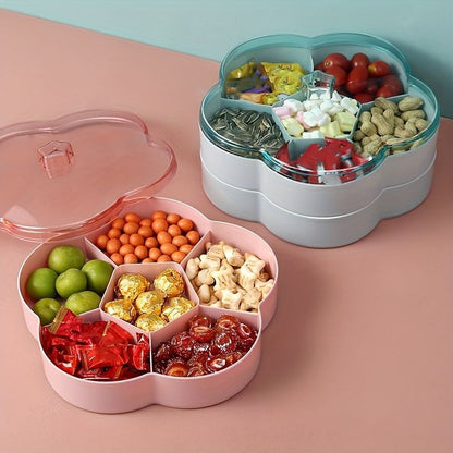 Flower Shape Snack Serving Tray