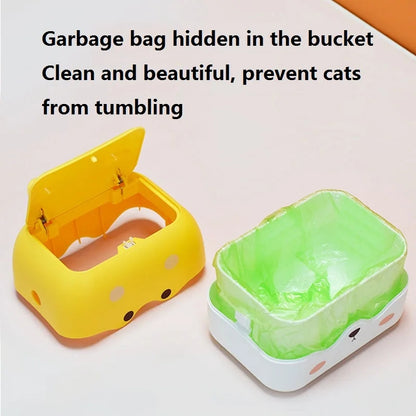 Creative Desktop Mini Trash Can Living Room With Cover