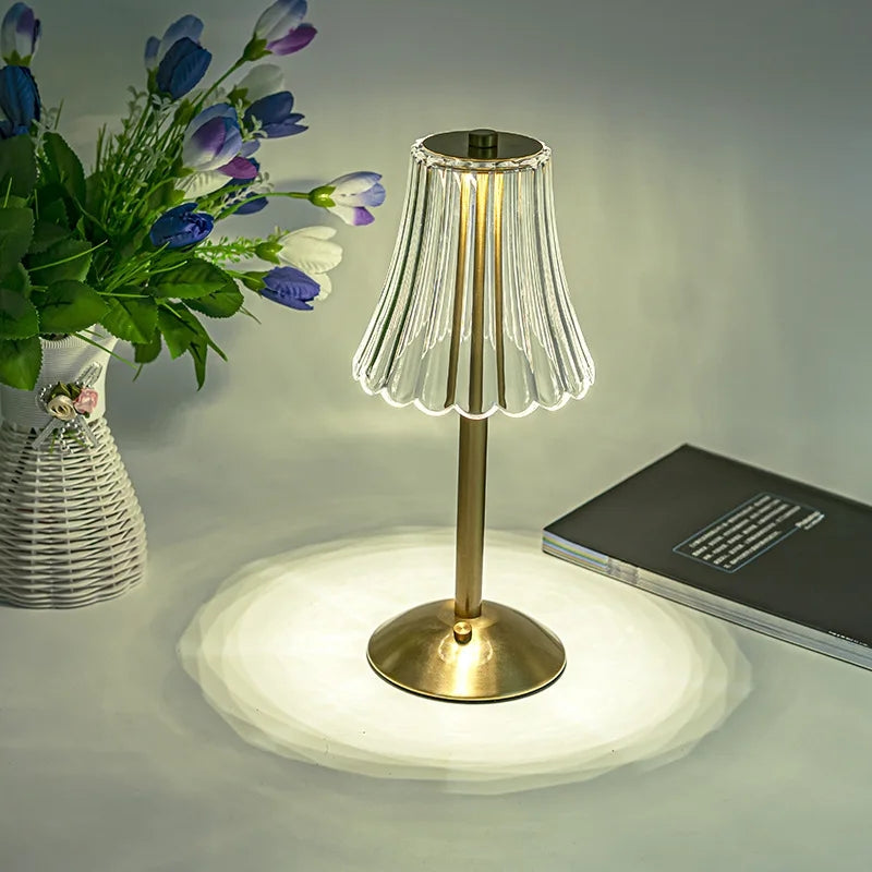 LED Crystal Diamond Table Lamp