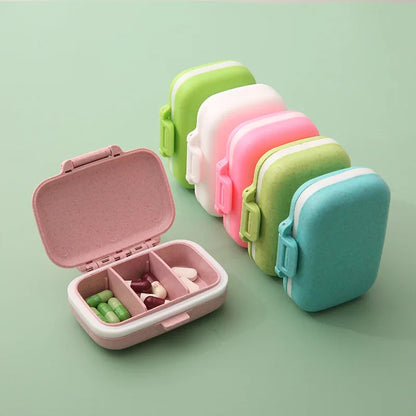 3 Grid Mini Portable Pills Organizer