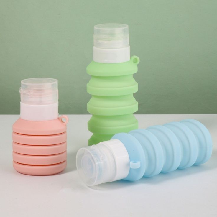 Multi-Purpose Foldable Silicone Bottle