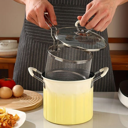 3L Deep Frying Pot With Lid