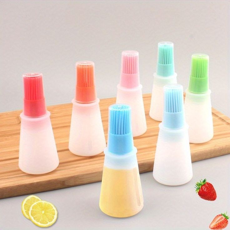 Silicone BBQ Oil Brush Bottle