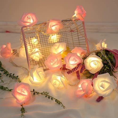 Rose Flower Lights 20 Led