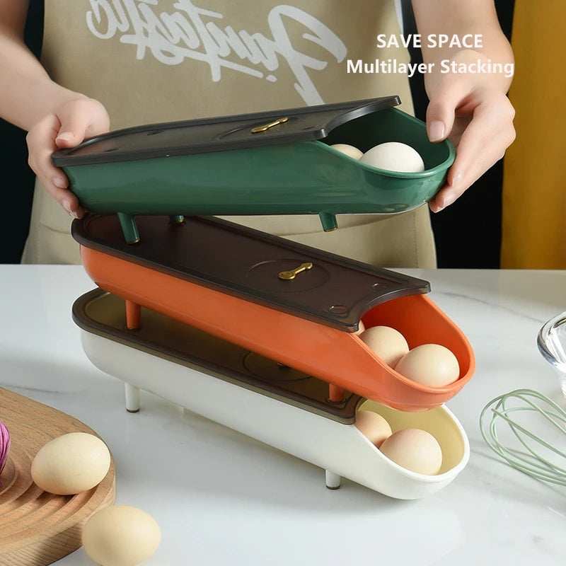 Egg Tray Storage Box For Fridge