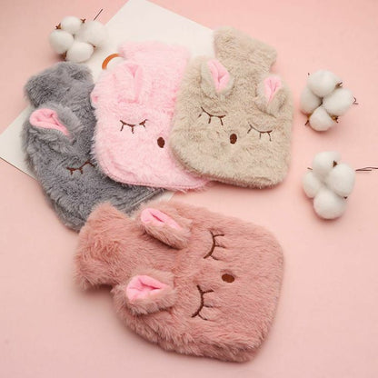 Cute Animal Fluffy Hot Water Bag