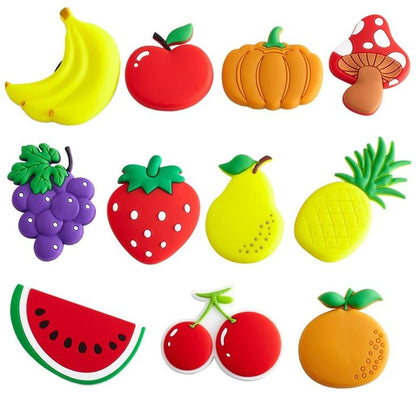 6 Pcs Fruits & Veggies Fridge Magnets