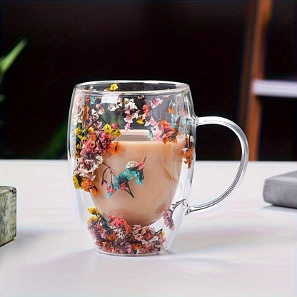 Double Wall Trendy Glass Mug