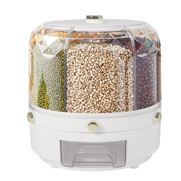 Sealed 360 Degree Rotating Rice Dispenser