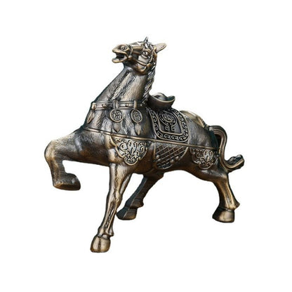 Horse Shape Metal Vintage Decorative Ornament