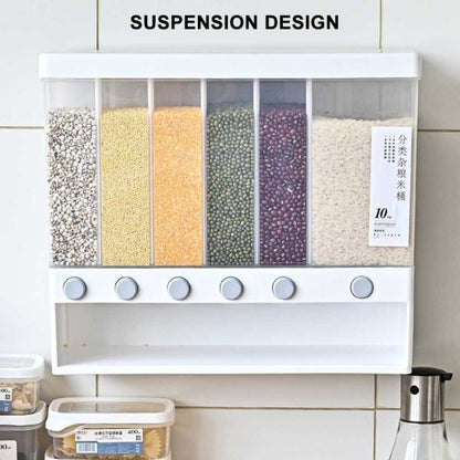 6 in 1 Wall Mounted Cereal Dispenser