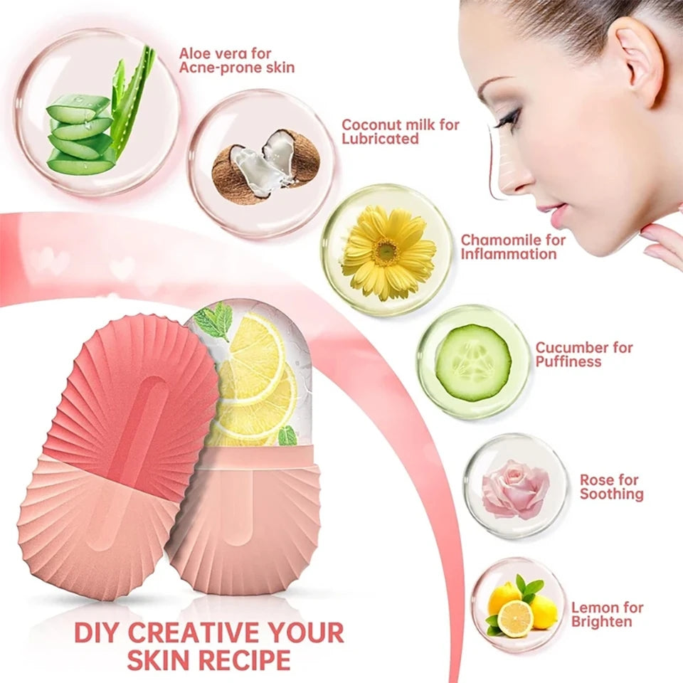 Silicone Face ice Roller