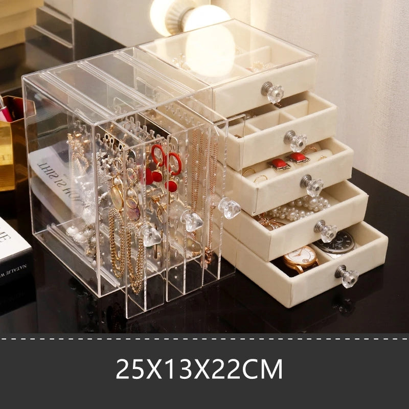 Transparent Acrylic Jewellery Organizer