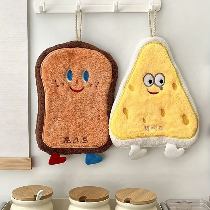 Cute Coral Hanging Face And Hand Towels