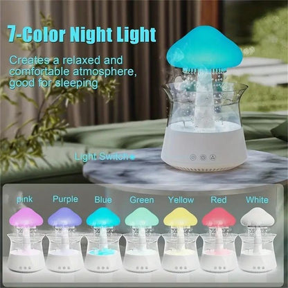 Mushroom Rain Cloud Humidifier