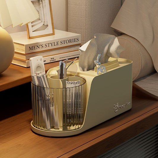 Multifunctional Modern Decorative Tissue Box And Pen Holder