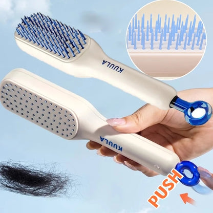 Self Cleaning Hairbrush