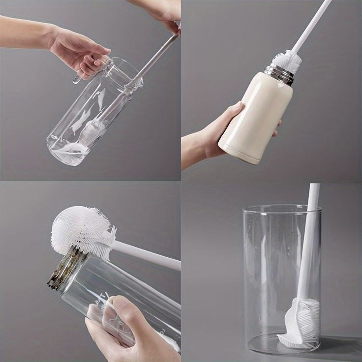 Long Handle Silicone Bottle Cleaning Brush