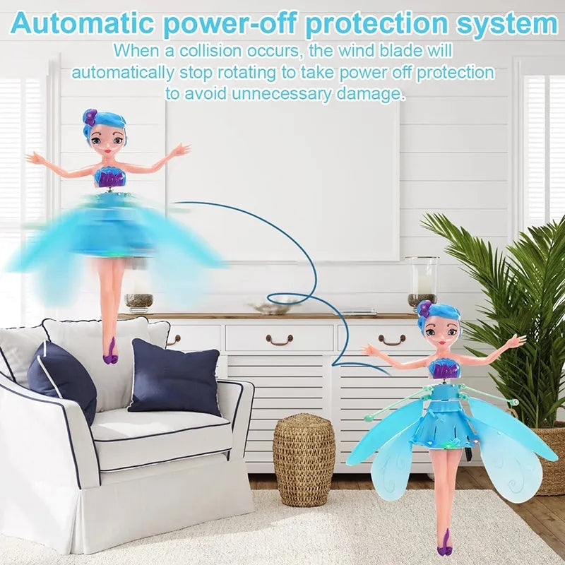 Princess Doll Drone Induction Flights Toys Kids