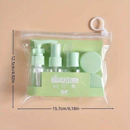 Pack Of 4pcs Vacuum Cosmetic Travel Bottle Set