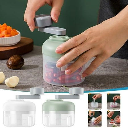 Rotating Garlic Press Crusher