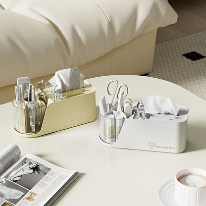 Multifunctional Modern Decorative Tissue Box And Pen Holder