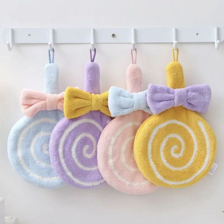 Candy Lollipop Shape Hand Cleaning Towel