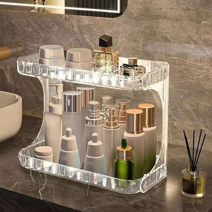 2 Tier Luxury Acrylic Makeup Organizer